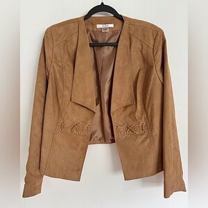 Faux Suede Jacket